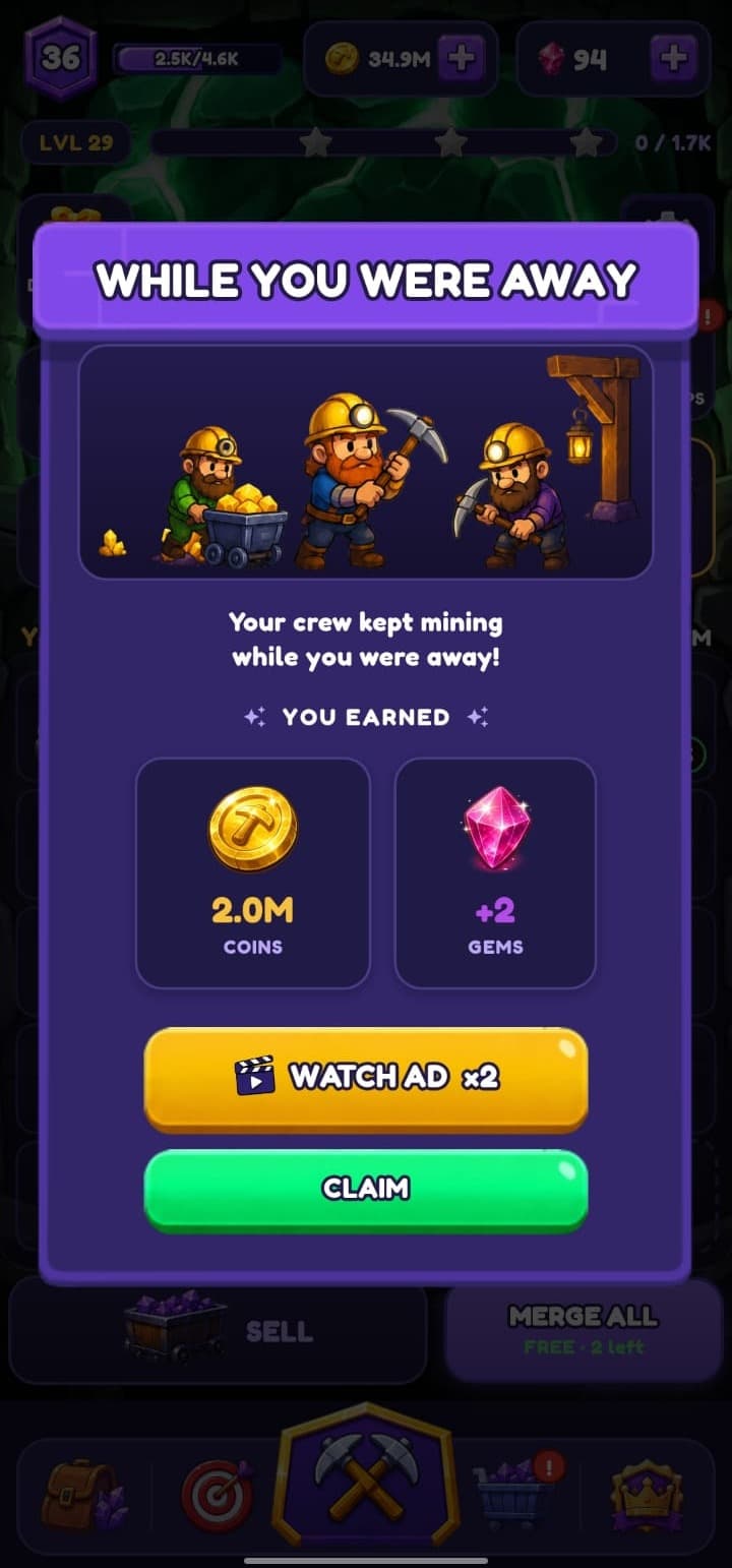 Merge Miner screenshot 7